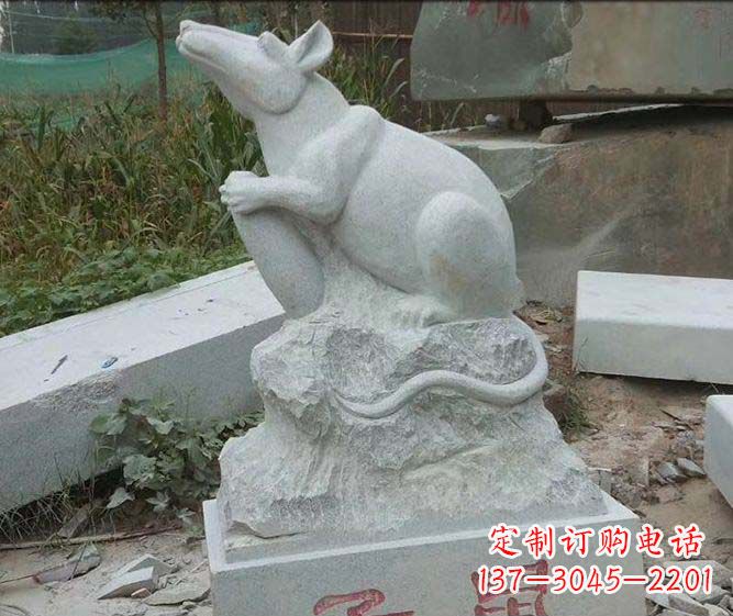 太原12生肖子鼠石雕