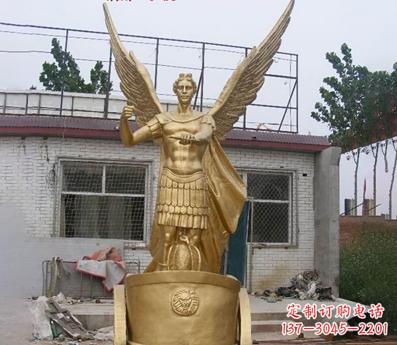 太原阿波罗人物铜雕