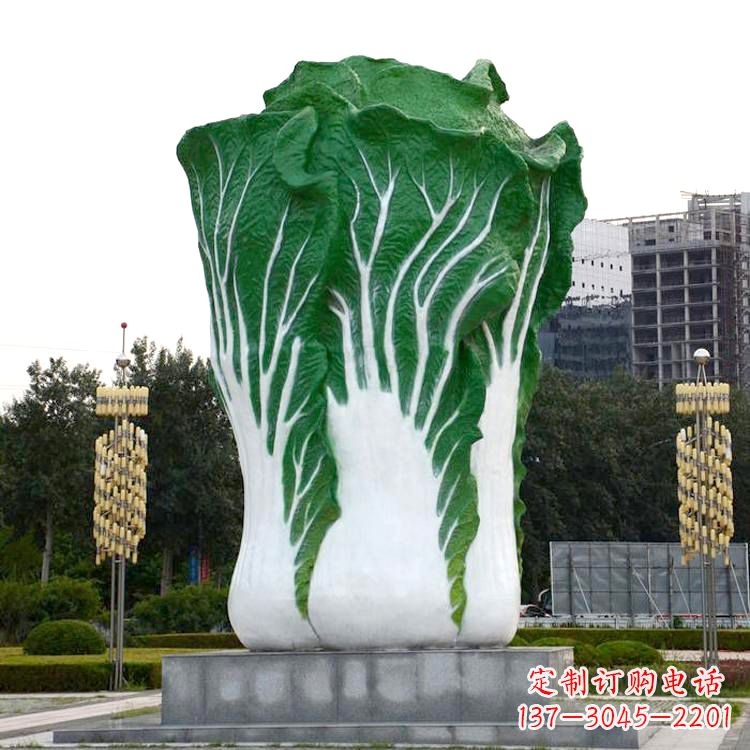 太原白菜雕塑-公园园林仿真植物景观