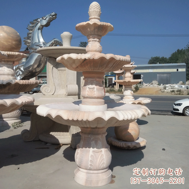 太原四腿石雕喷泉