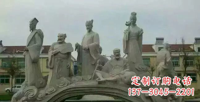太原八仙过海石雕222