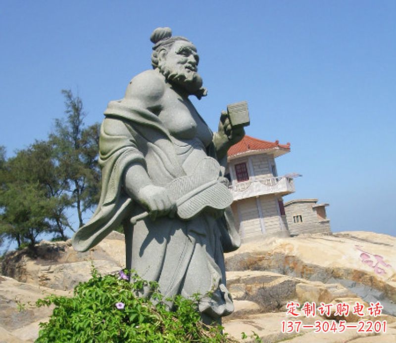 太原八仙汉钟离石雕