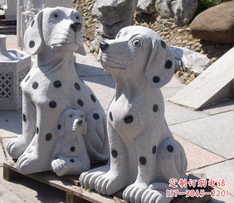 太原斑点狗石雕