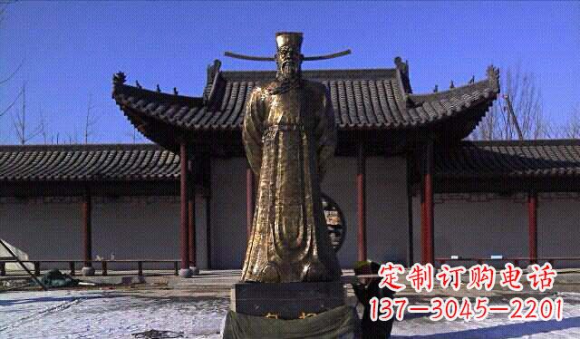 太原包拯古代名人铜雕