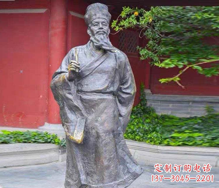 太原北宋文学家苏轼铜雕