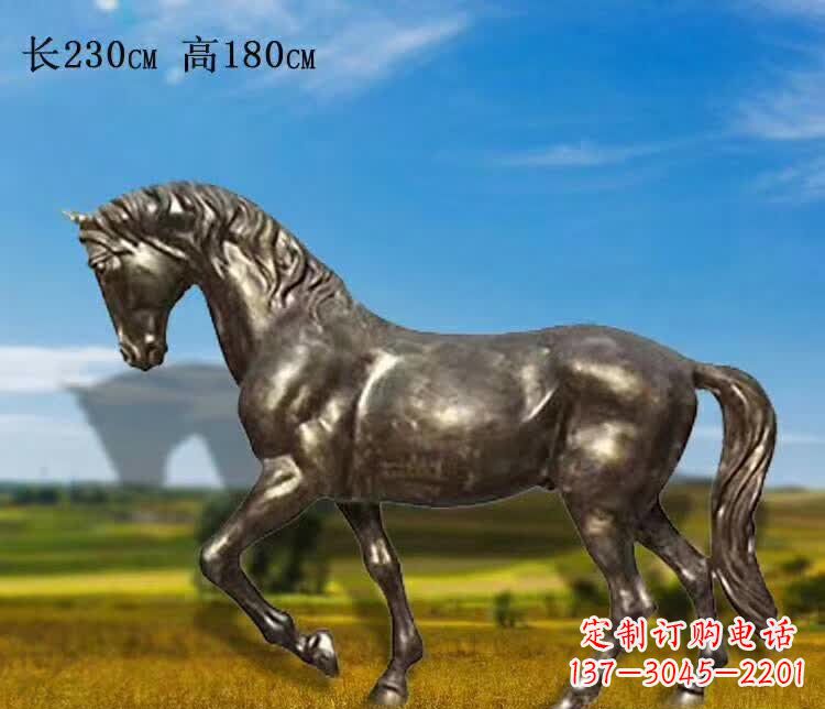 太原奔马铜雕 (2)