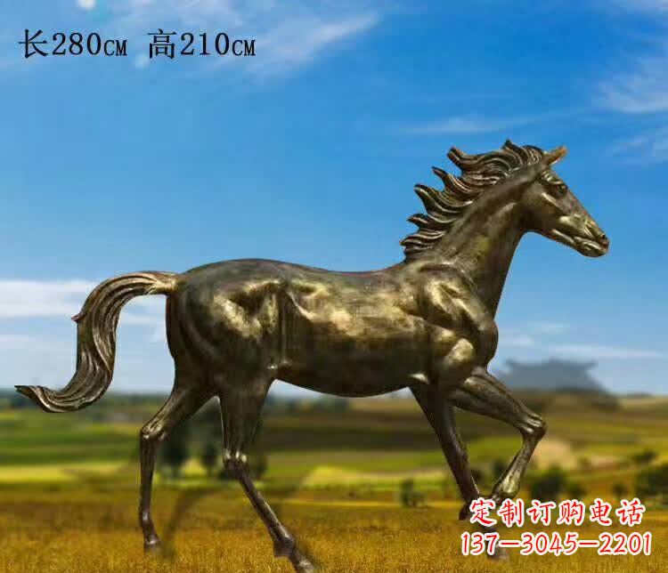 太原奔马铜雕 (3)