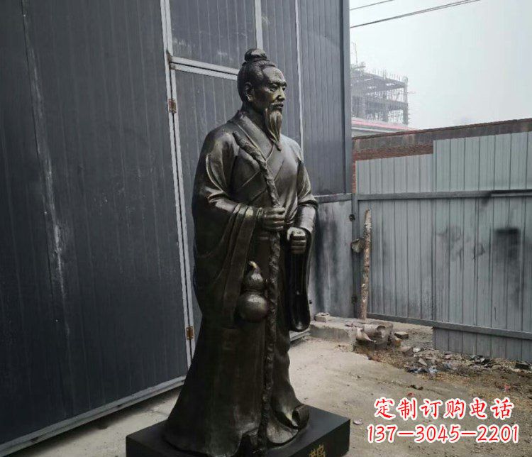 太原扁鹊人物古代名医铜雕摆件