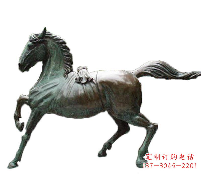 太原别墅动物飞马铜雕摆件