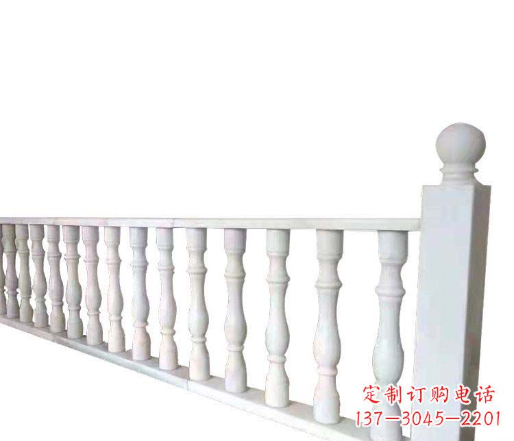 太原别墅汉白玉栏杆景观石雕