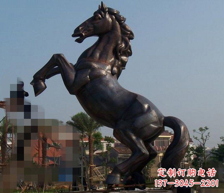 太原别墅景观动物马铜雕塑