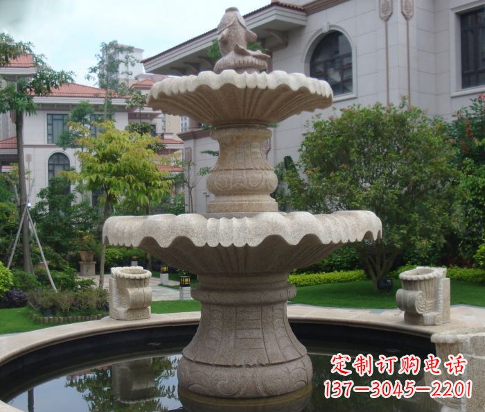 太原别墅景观欧式喷泉石雕 (3)