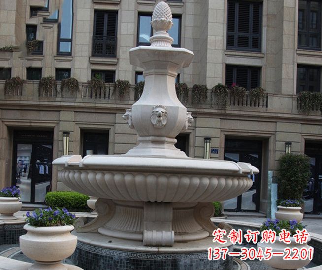 太原精美大理石喷泉