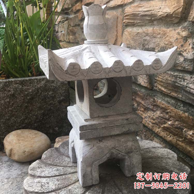 太原别墅园林石灯