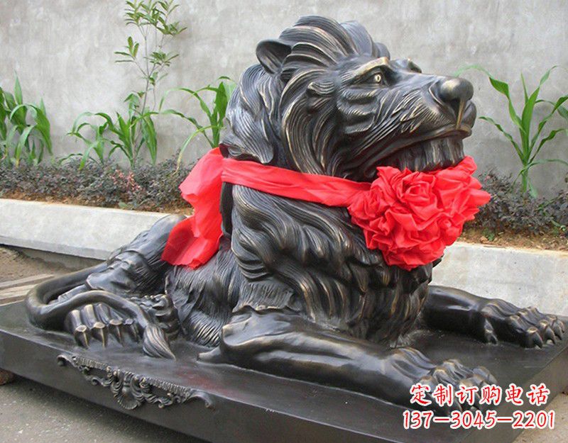 太原铜质狮子雕塑