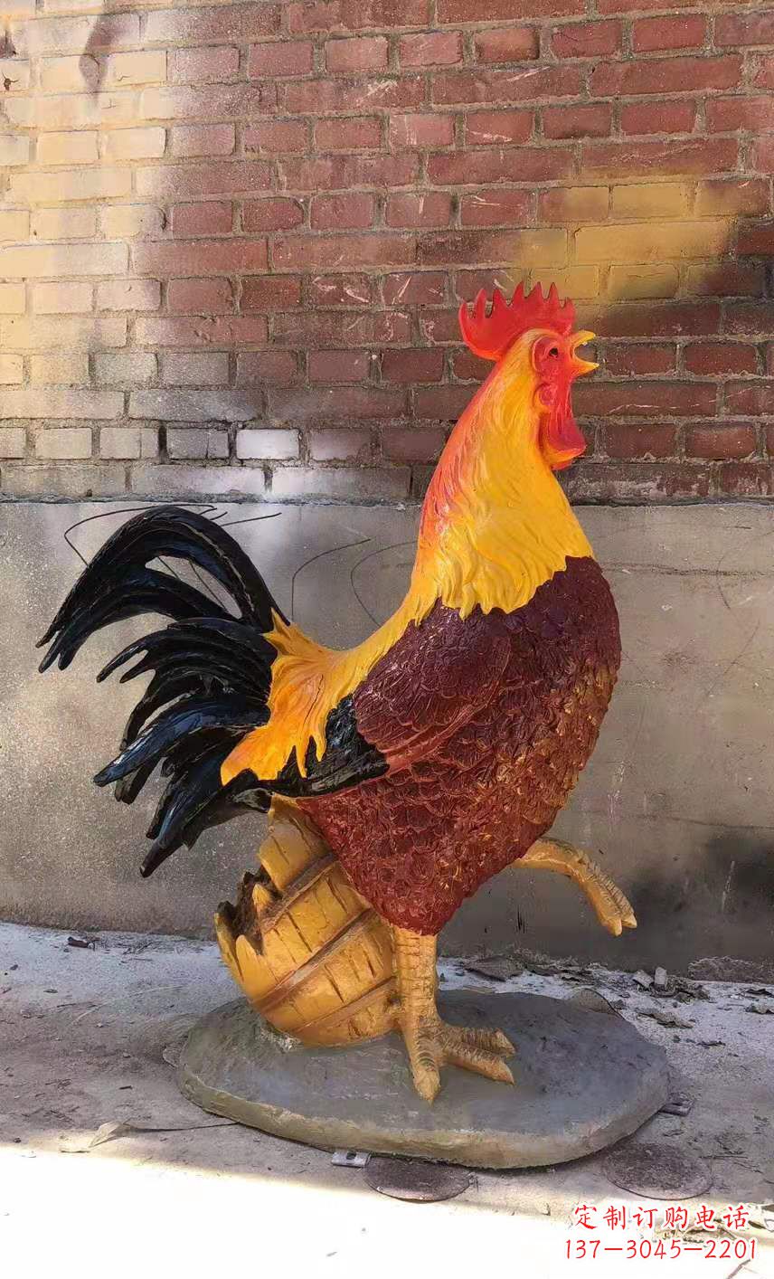 太原玻璃钢公鸡雕塑