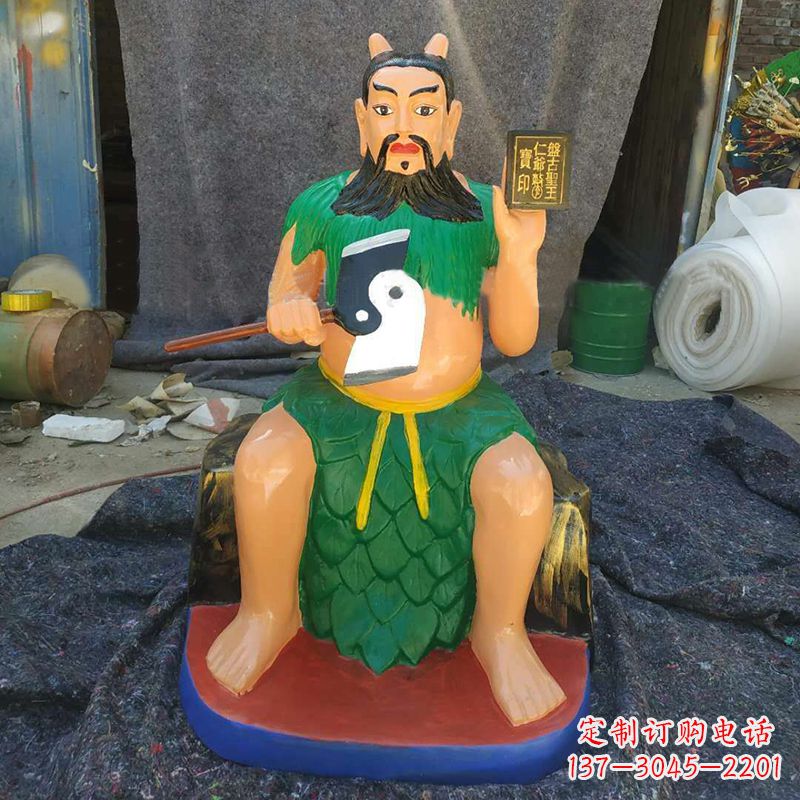 太原神农雕像的艺术之美