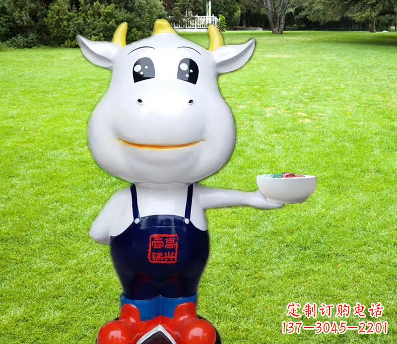 太原玻璃钢制作的牛雕塑