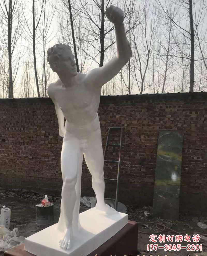 太原玻璃钢大卫人物雕塑