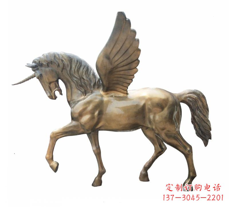 太原独角兽雕塑玻璃钢的艺术之美