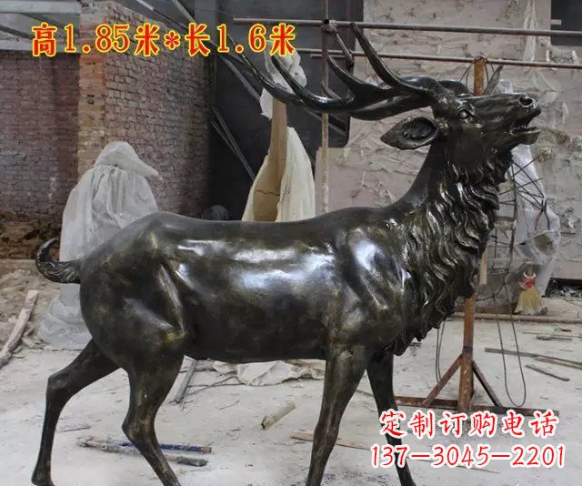 太原玻璃钢仿铜动物雕塑精美绝伦
