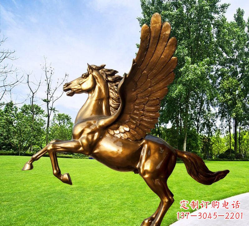 太原玻璃钢仿铜动物马雕塑