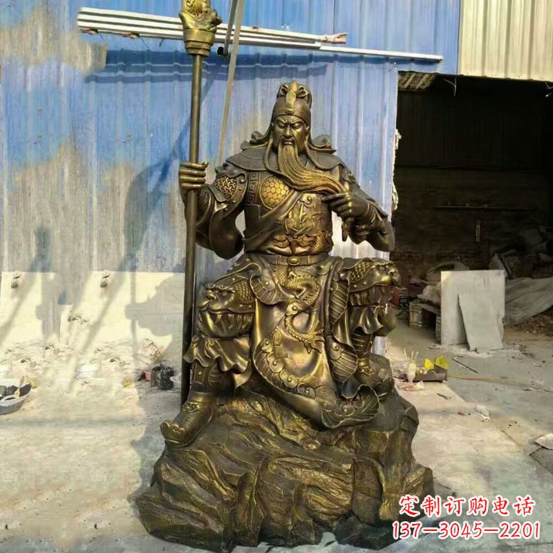 太原玻璃钢制作的关羽雕塑
