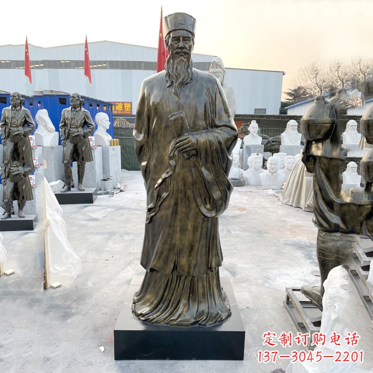 太原苏东坡玻璃钢仿铜雕塑