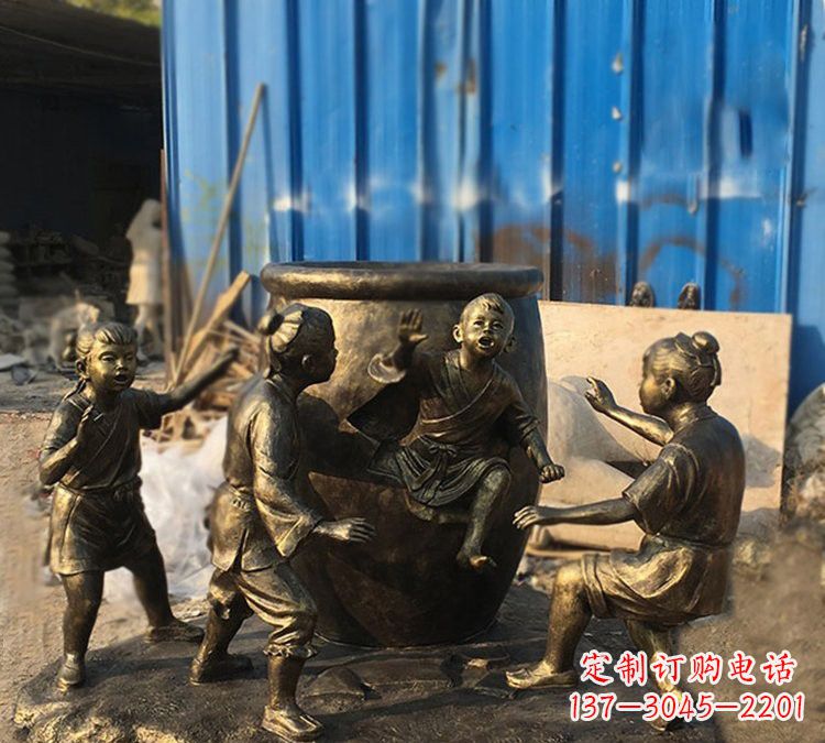 太原司马光雕塑以玻璃钢仿铜创作