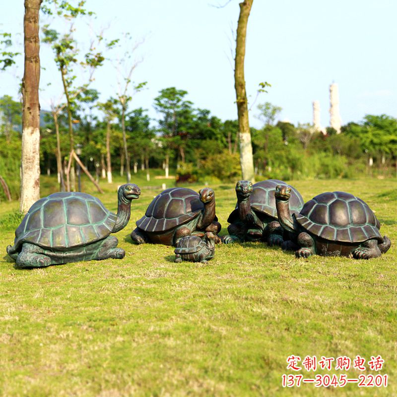 太原玻璃钢乌龟雕塑——景观艺术的精美之作
