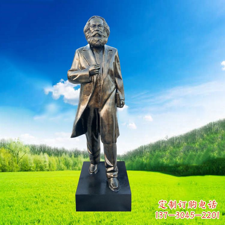 太原玻璃钢马克思塑像伟人的永恒记忆