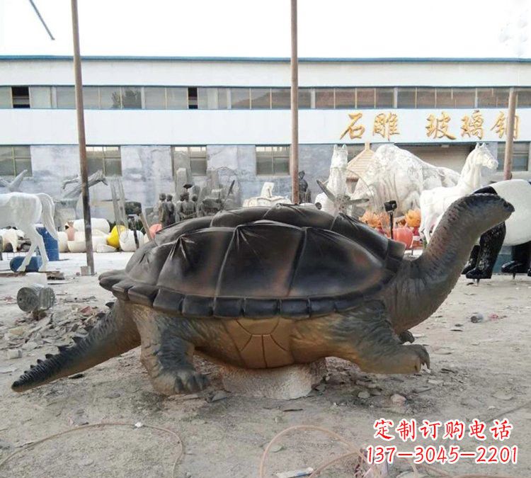 太原玻璃钢仿真大型乌龟雕塑