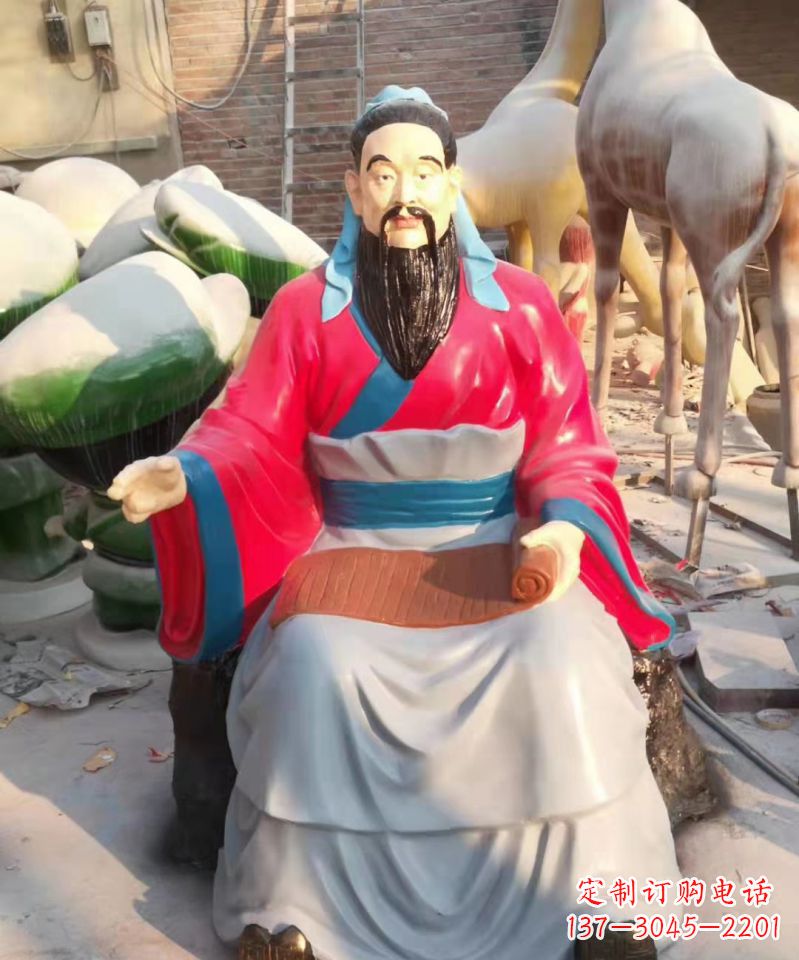太原玻璃钢雕刻的孔子