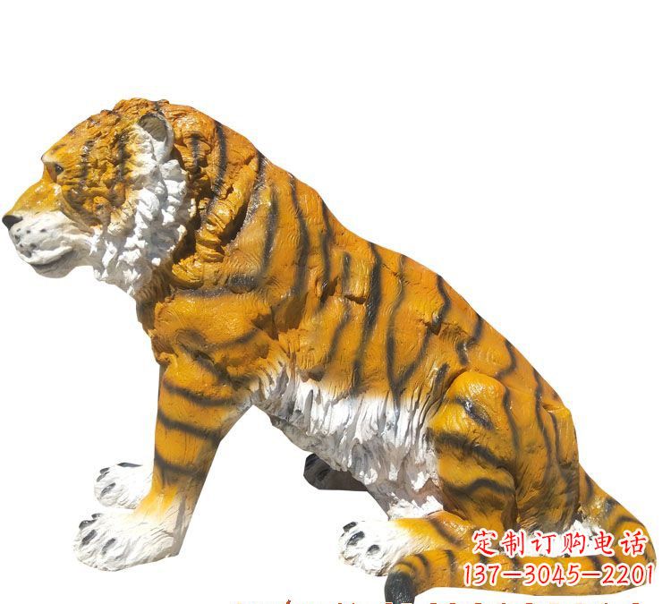 太原玻璃钢仿真老虎雕塑