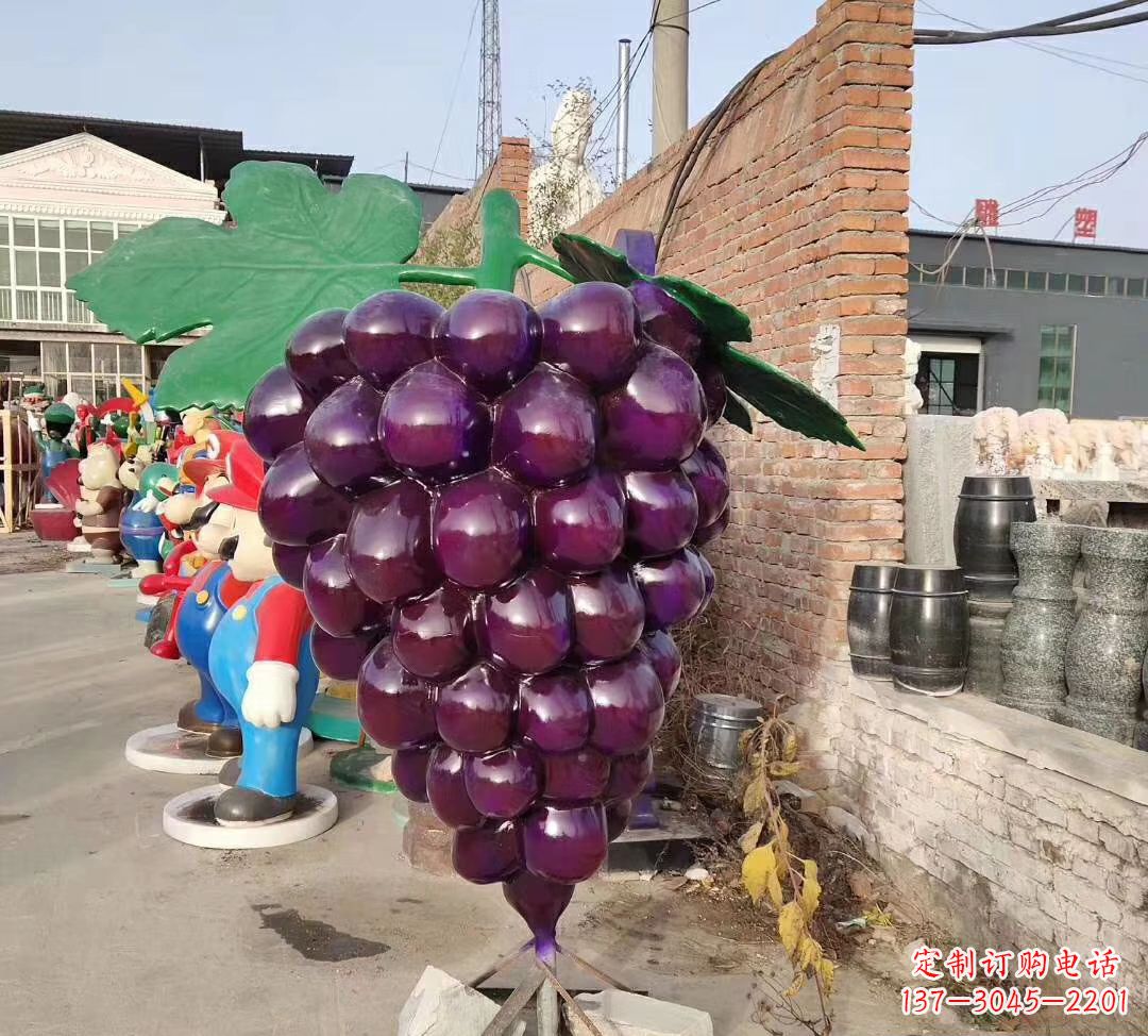 太原玻璃钢仿真葡萄雕塑