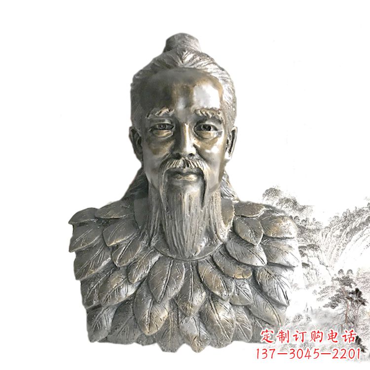 太原玻璃钢伏羲头像