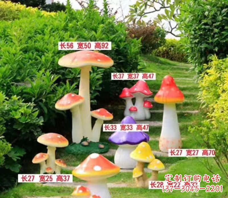 太原玻璃钢蘑菇雕塑——描绘美丽景色
