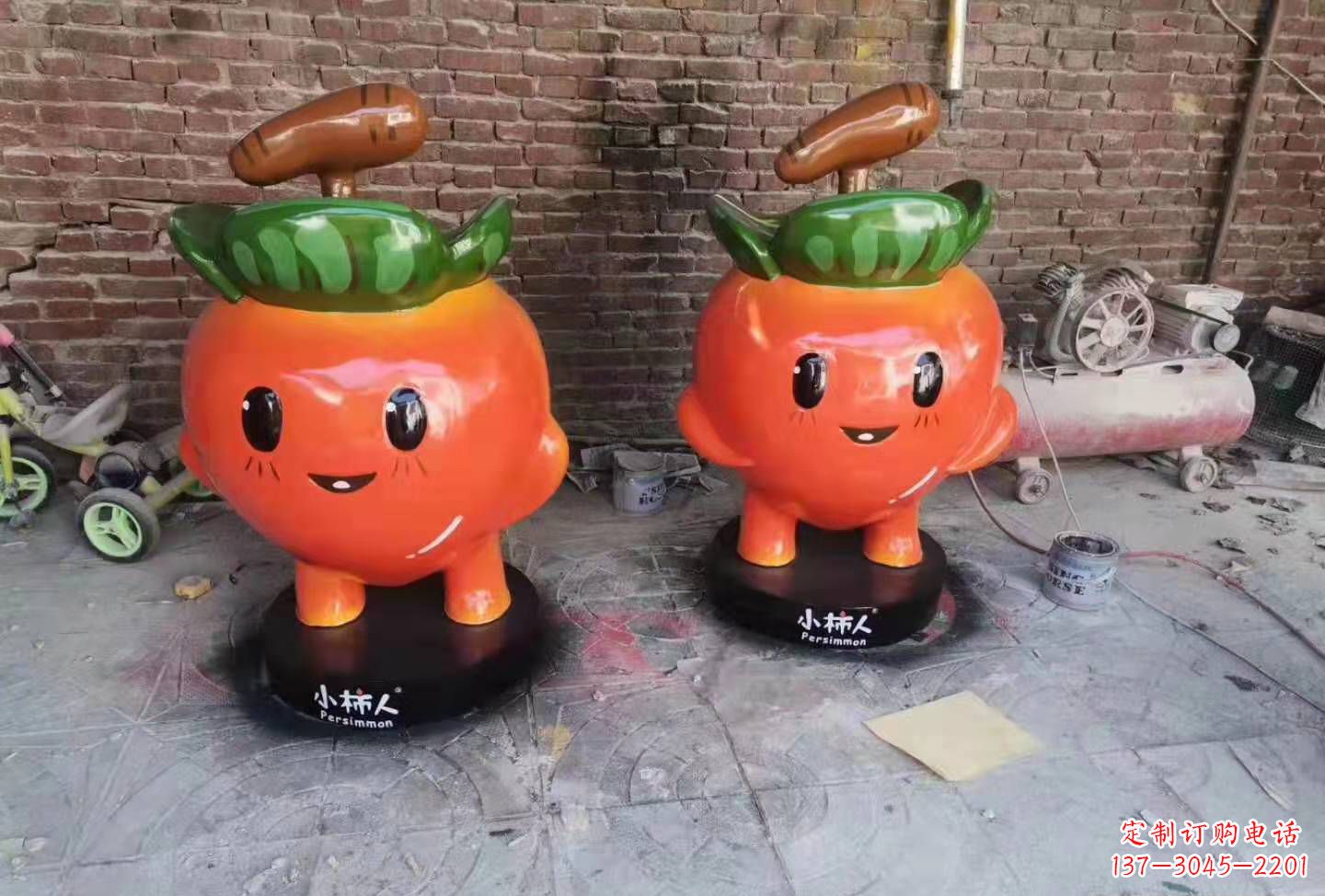 太原玻璃钢卡通南瓜雕塑蔬菜摆件
