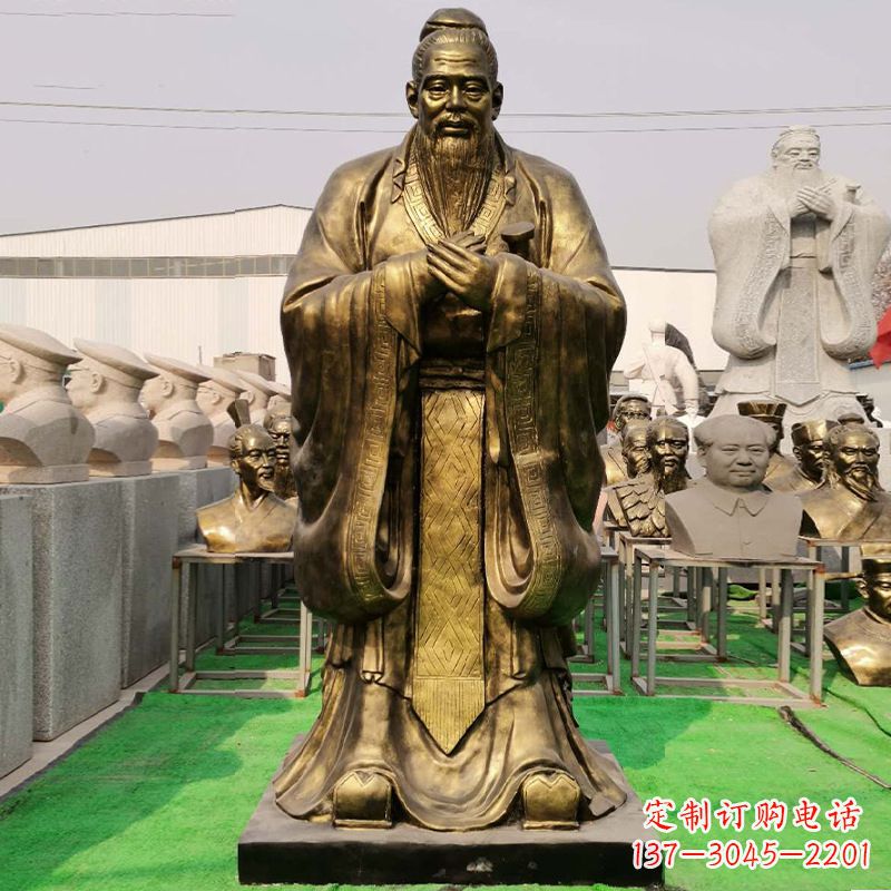 太原玻璃钢孔子雕塑