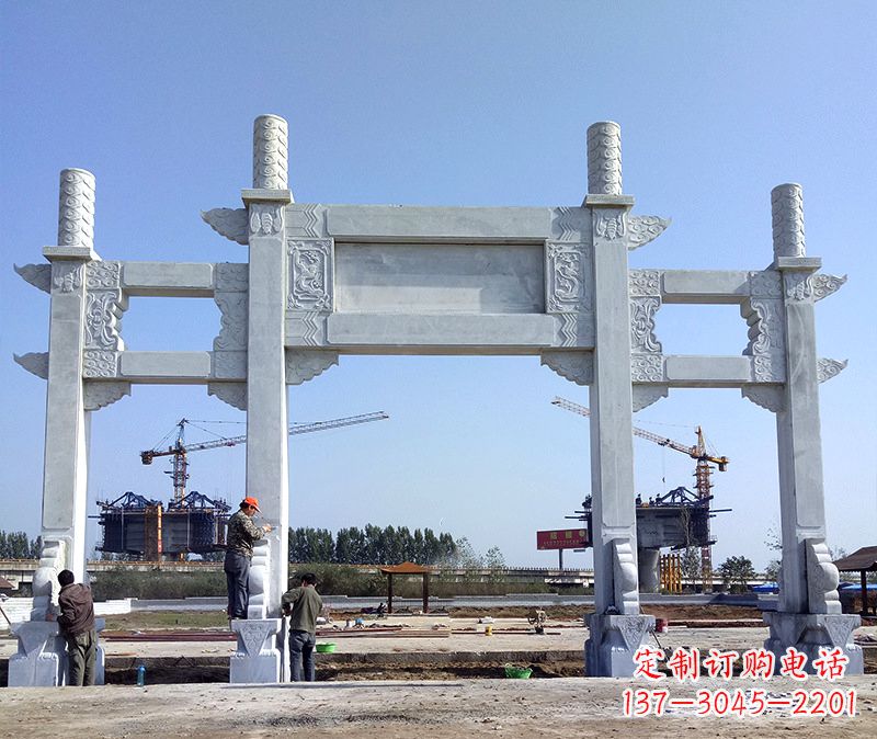太原玻璃钢牌坊雕塑美丽的艺术与历史结合
