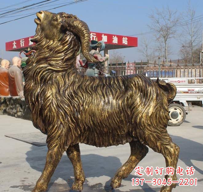 太原玻璃钢山羊雕塑
