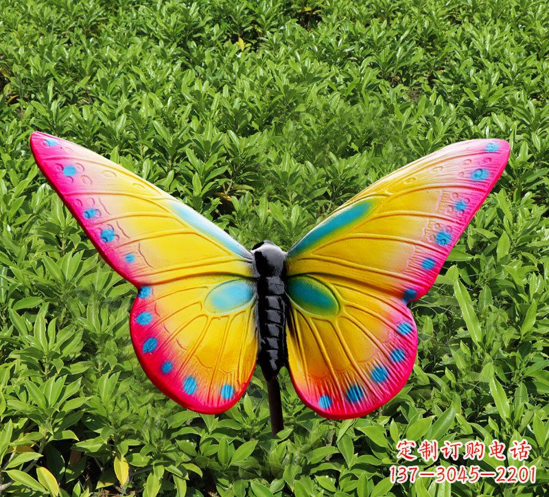 太原玻璃钢树脂仿真蝴蝶插件