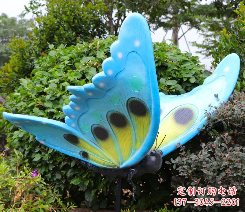 太原玻璃钢树脂仿真昆虫蝴蝶雕塑