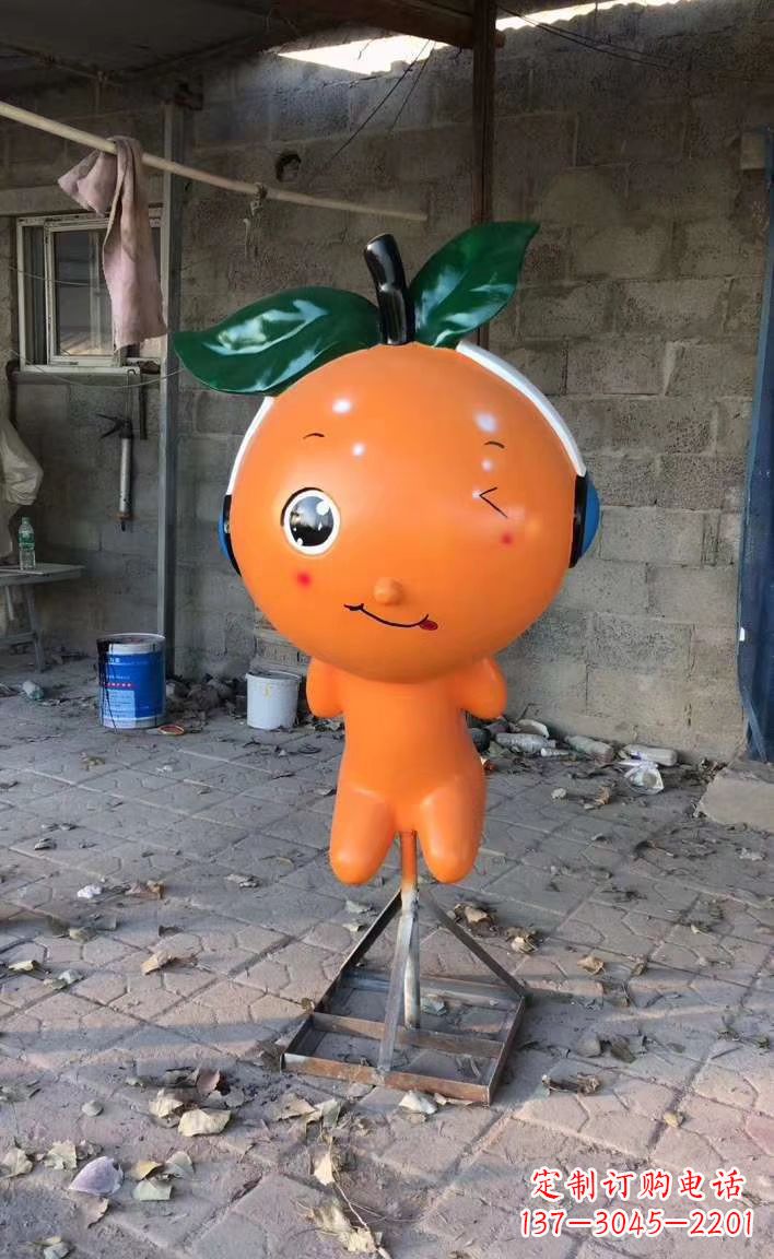 太原玻璃钢水果卡通雕塑