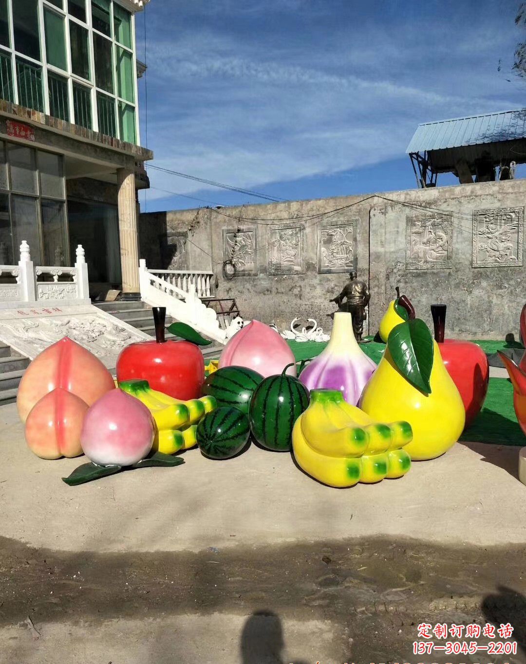太原玻璃钢水果景观雕塑