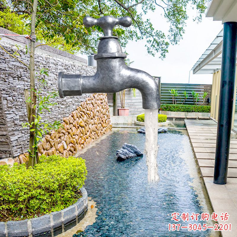 太原玻璃钢水龙头喷泉