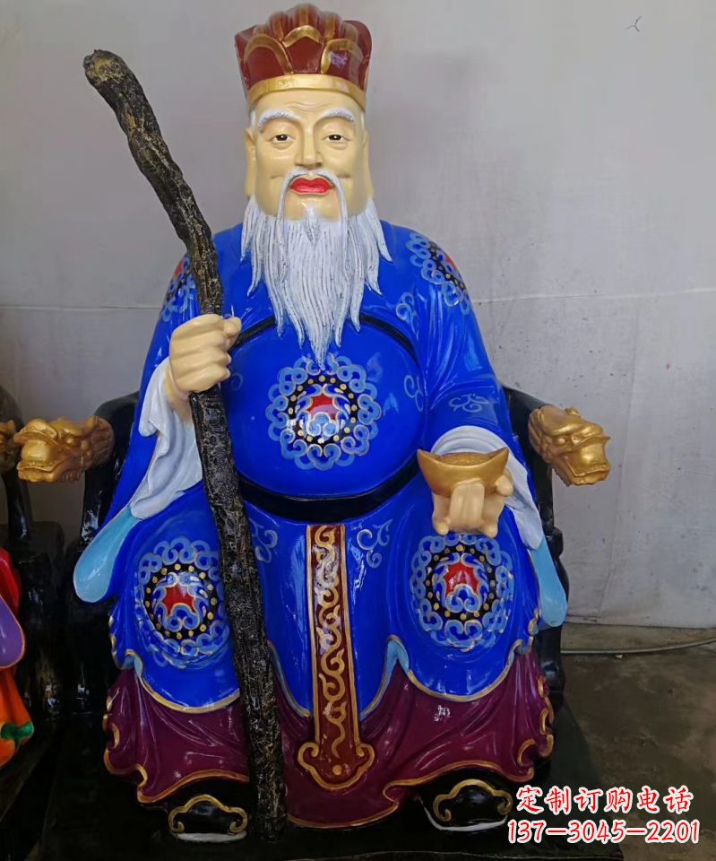 太原玻璃钢土地公土地婆神像
