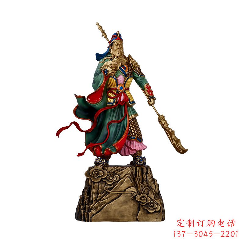 太原玻璃钢制关羽雕塑