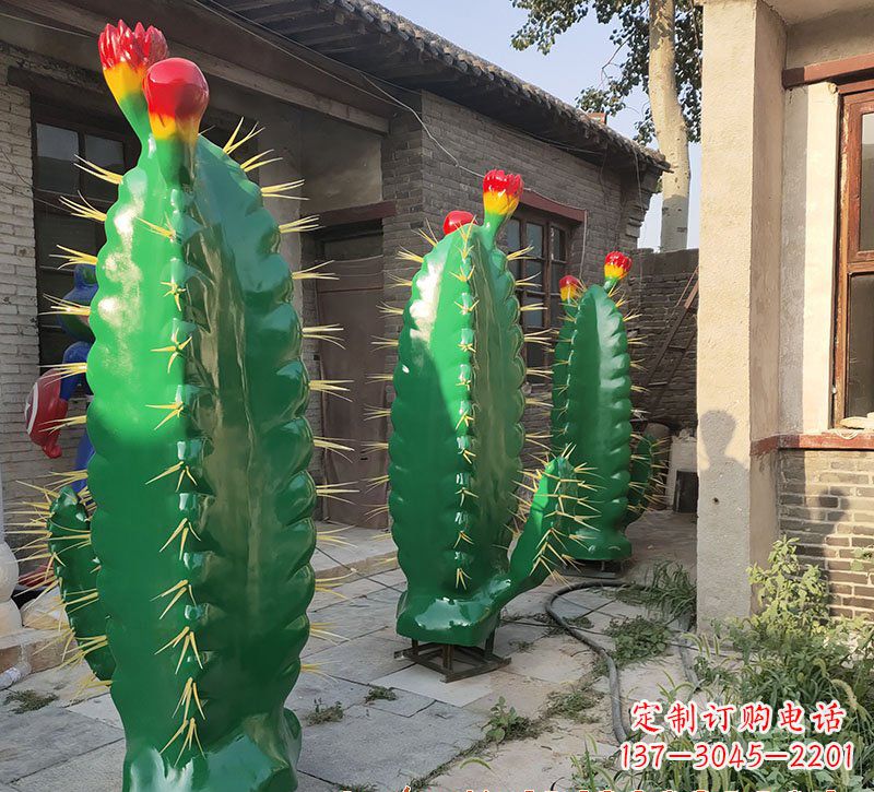 太原玻璃钢仙人掌景观雕塑