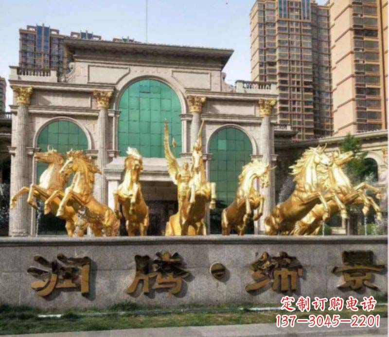 太原不锈钢阿波罗战车雕塑